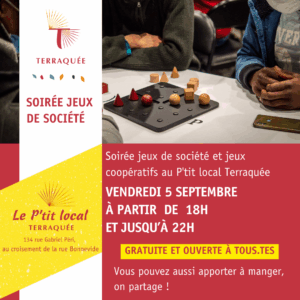 Jeux de société et jeux coopératifs ouverts à tous