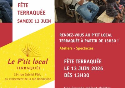 Fête Terraquée au p’tit local, samedi 13 juin 2026